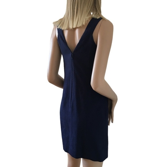 Lilly Pulitzer Dress All Cotton with Gold AppliquΓ© Front Mini Sleeveless - Picture 9 of 16